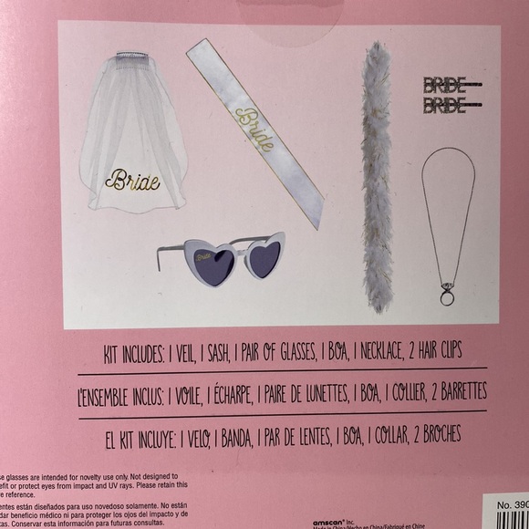 7 Piece Bridal Shower, Bachelorette Kit - Picture 2 of 4